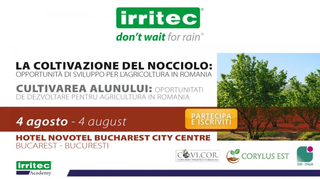 Seminar Irritec SpA Bucureti Eveniment susținut de dr. agronom Salvatore Scicchitano de la Irritec SpA Italia.